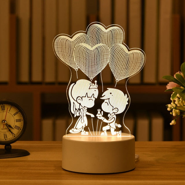 3D Acrylic Table Lamp