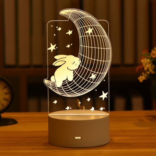 3D Acrylic Table Lamp