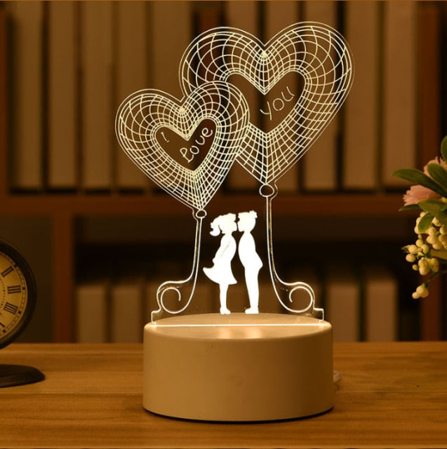 3D Acrylic Table Lamp