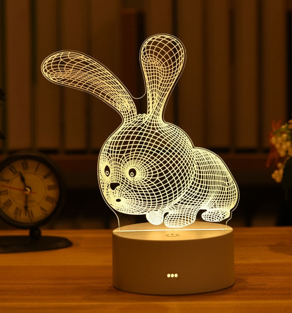 3D Acrylic Table Lamp