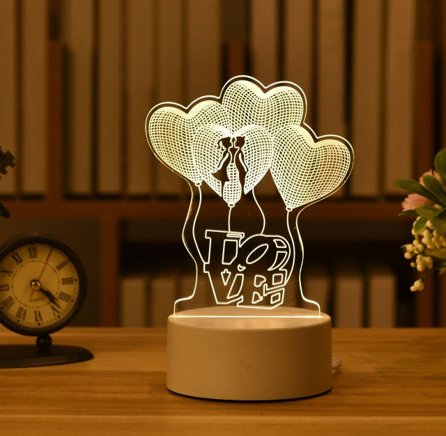 3D Acrylic Table Lamp