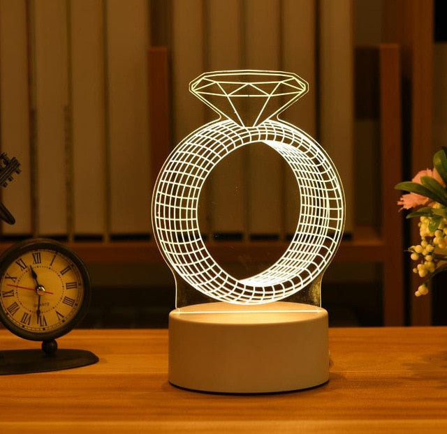 3D Acrylic Table Lamp