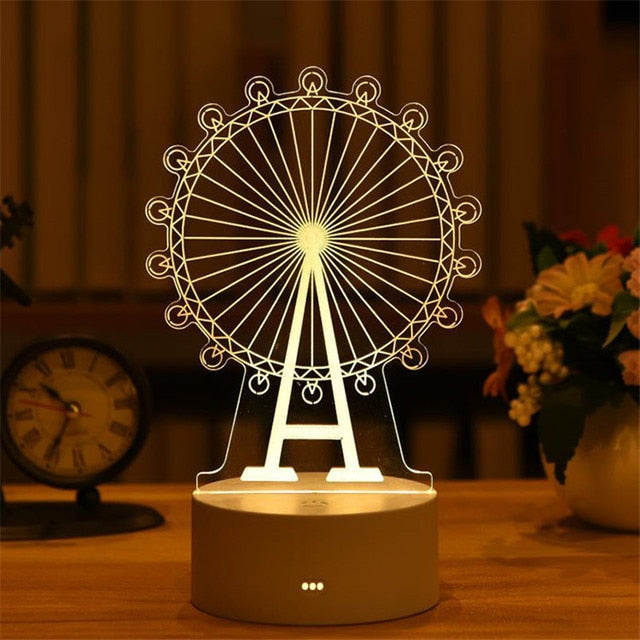 3D Acrylic Table Lamp