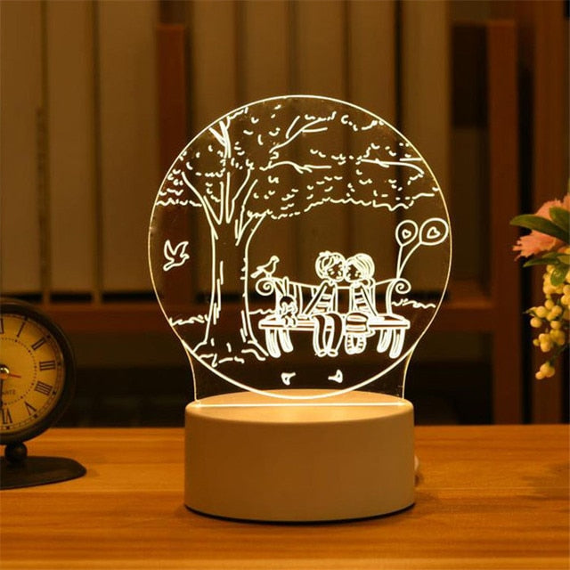 3D Acrylic Table Lamp