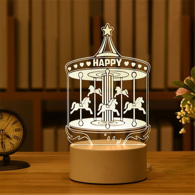 3D Acrylic Table Lamp